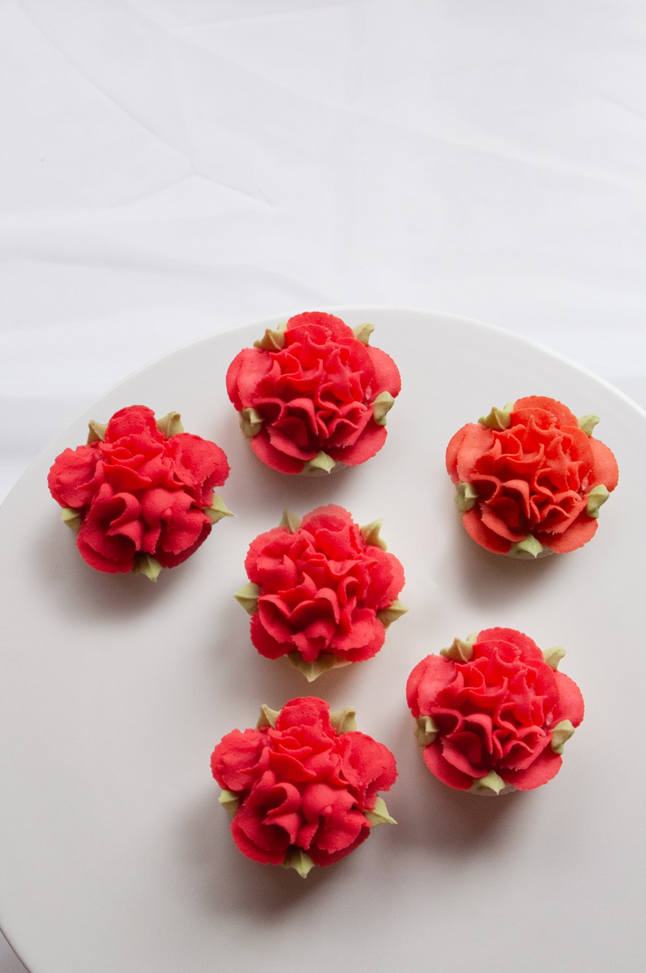 Carnation Anggeum Flower Cookies