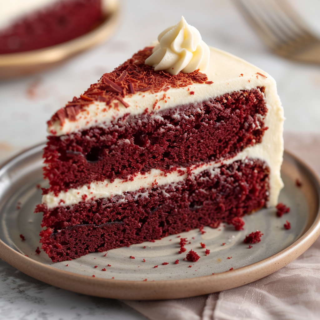 rich red velvet cake